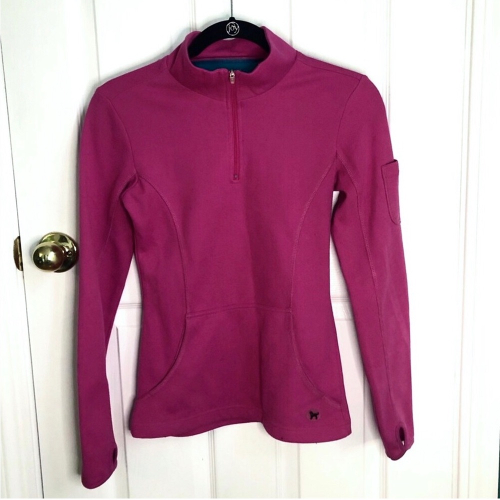 The Black Dog 1/4 Zip Long Sleeve Top XS